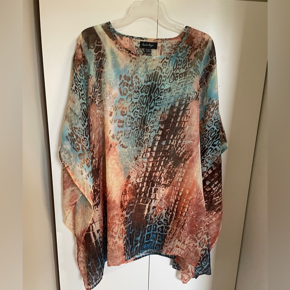 Charlie Paige Multicolor Animal Print Tunic